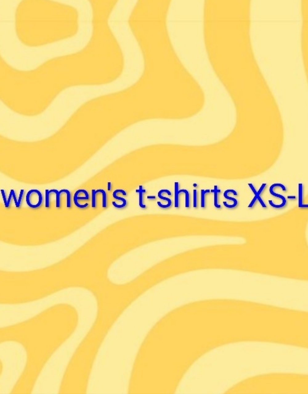 Women's T-Shirt - Yellow
